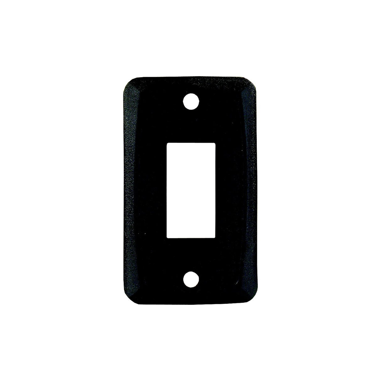 SINGLE FACE PLATE BLACK