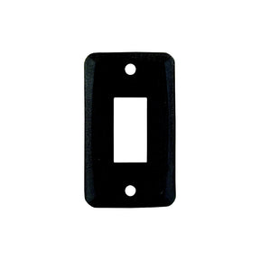 SINGLE FACE PLATE BLACK