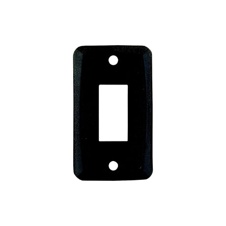 SINGLE FACE PLATE BLACK