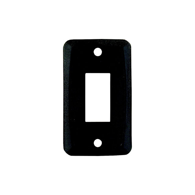 SINGLE FACE PLATE BLACK