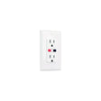 JR Products GFCI Electrical Outlet, White