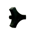 JR Products Tri-Lug Window Knob, Black