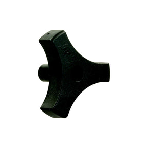 JR Products Tri-Lug Window Knob, Black