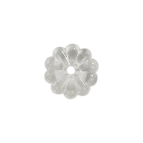 JR Products Plastic Rosettes, Clear, 14/pk