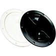 JR Products 4″ Access/Deck Plate, Black