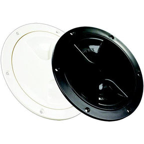 JR Products 4″ Access/Deck Plate, Black