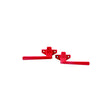 JR Products 81925 Red Emergency RV Window Latch Set