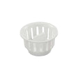 JR Products 95045 Threaded Plastic Strainer Basket, White