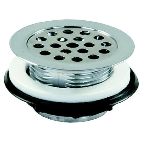 JR Products Strainer w/Grid, White
