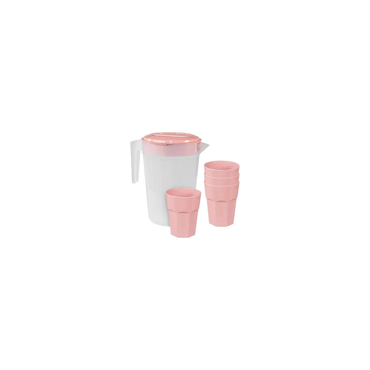 Camp Casual CC013RR Pitcher &amp; Tumbler Set, Rustic Red