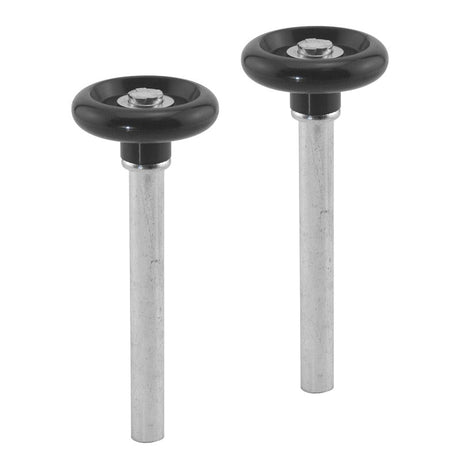 Prime-Line GD 52203 Door Roller, 1-7/8 in Dia Roller, 7/16 in W Roller, Nylon, Black, 1-Roller