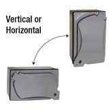 Sigma Engineered Solutions Rectangle Die-Cast Metal 1 gang 4.58 in. H X 2.83 in. W GFCI Outlet Kit
