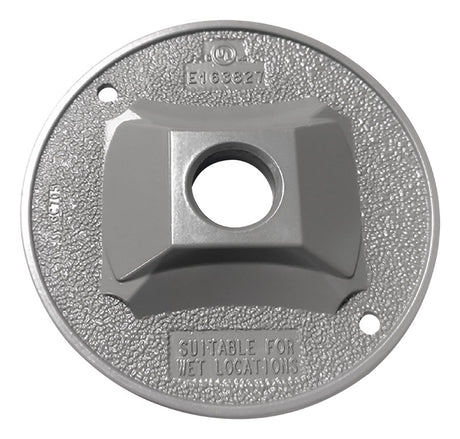 Sigma Engineered Solutions Round Die-Cast Metal 4.13 in. H X 4.13 in. W Lampholder Cover