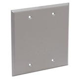 Sigma Engineered Solutions Square Stamped Steel 2 gang 4.49 in. H X 4.49 in. W Flat Box Cover
