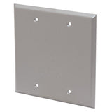 Sigma Engineered Solutions Square Stamped Steel 2 gang 4.49 in. H X 4.49 in. W Flat Box Cover