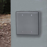 Sigma Engineered Solutions Square Stamped Steel 2 gang 4.49 in. H X 4.49 in. W Flat Box Cover