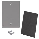 Sigma Engineered Solutions Rectangle Stamped Steel 1 gang 4.52 in. H X 2.77 in. W Flat Box Cover