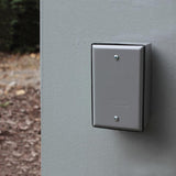 Sigma Engineered Solutions Rectangle Stamped Steel 1 gang 4.52 in. H X 2.77 in. W Flat Box Cover