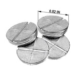 Sigma Engineered Solutions Round Die-Cast Zinc 1/2 in. W Closure Plug