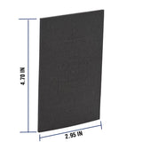 Sigma Engineered Solutions Rectangle Cross Linked Polyethylene Foam 1 gang 4.75 in. H X 3 in. W Repl