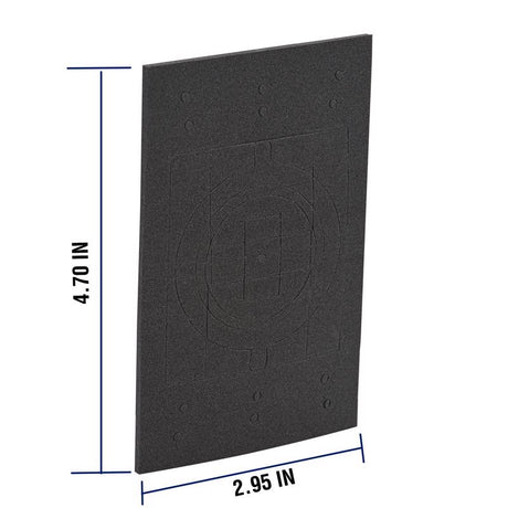 Sigma Engineered Solutions Rectangle Cross Linked Polyethylene Foam 1 gang 4.75 in. H X 3 in. W Repl