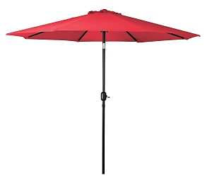 Seasonal Trends 69867 Crank Umbrella, 92.9 in H, 107.9 in W Canopy, 107.9 in L Canopy, Round Canopy, Steel Frame
