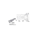 Sigma Engineered Solutions Switch Controlled White Lamp Holder Kit Hardwired