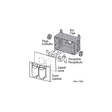 Sigma Engineered Solutions New Work 18.3 cu in Rectangle Die-Cast Metal 1 gang Weatherproof Box Whit