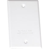 Sigma Engineered Solutions Rectangle Stamped Steel 1 gang 4.52 in. H X 2.77 in. W Flat Box Cover