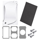 Sigma Engineered Solutions Rectangle Die-Cast Metal 1 gang 4.57 in. H X 2.81 in. W Universal Cover