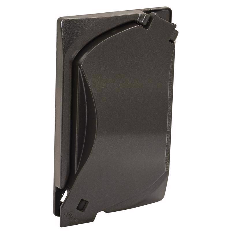 Sigma Engineered Solutions Rectangle Die-Cast Metal 1 gang 4.57 in. H X 2.81 in. W Universal Cover