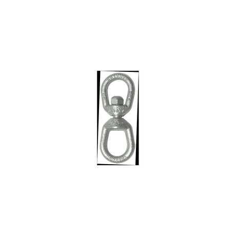 Chicago 215053 Galvanized Eye &amp; Eye Swivel, 1/4", .43 Tons