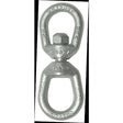 Chicago 215152 Galvanized Eye &amp; Eye Swivel, 3/8", 1.1 Tons