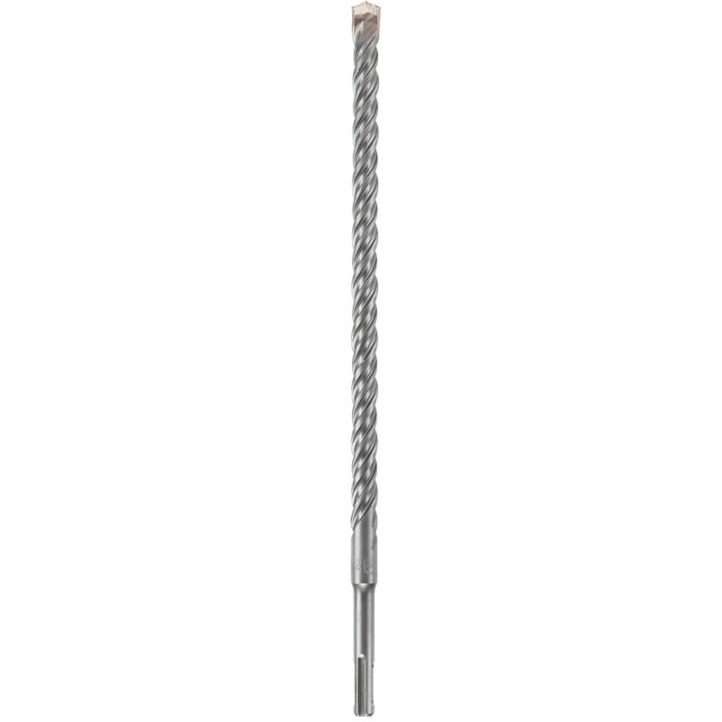 Bosch Bulldog HC2084 Hammer Drill Bit, 1/2 in Dia, 12 in OAL, Optimized Flute, 4-Flute, 25/64 in Dia Shank