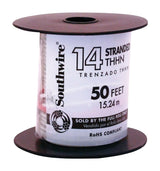 Southwire 50 ft. 14/1 Stranded THHN Building Wire, Pack of 2