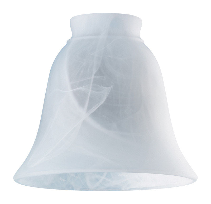 Westinghouse Bell White Glass Lamp Shade 1 pk, Pack of 6