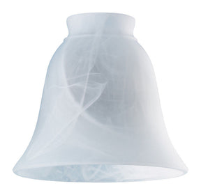 Westinghouse Bell White Glass Lamp Shade 1 pk, Pack of 6