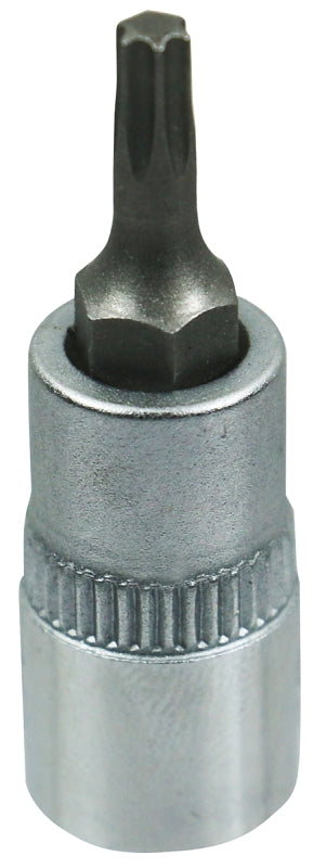 Vulcan 55050025SD Star Bit Socket, T8 Tip, Chrome