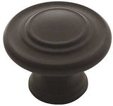 Amerock Inspirations Series BP1586FB Cabinet Knob, 1 in Projection, Zinc, Matte Black