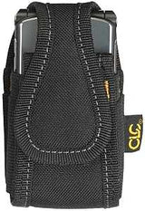 CLC 5124 Cell Phone Holder, 4 in L, For: 2-1/4 in Belt, 1-Pocket, Polyester, Black