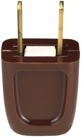 Eaton Wiring Devices BP2601-6B-SP Electrical Plug, 2 -Pole, 10 A, 125 V, NEMA: NEMA 1-15, Brown