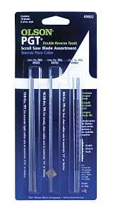 Olson PGT PG49802 Scroll Saw Blade, Precision Ground Teeth, 18 TPI, 5 in L