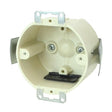 Allied Moulded Old Work 14 cu in Round Fiberglass 1 gang Outlet Box Beige