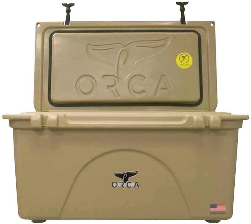 Orca ORCT075 Cooler, 75 qt Cooler, Tan, Up to 10 days Ice Retention