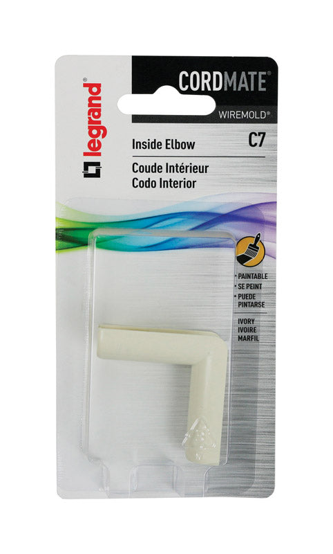 Legrand Cordmate 2 3/4 in. D Plastic Electrical Conduit Elbow For AC, MC and RWFMC Cable 10 pk, Pack of 10