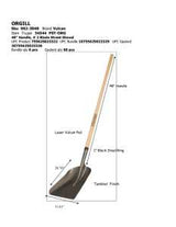 Vulcan 34544 Street Shovel, Ashwood Handle, 48 in L Handle