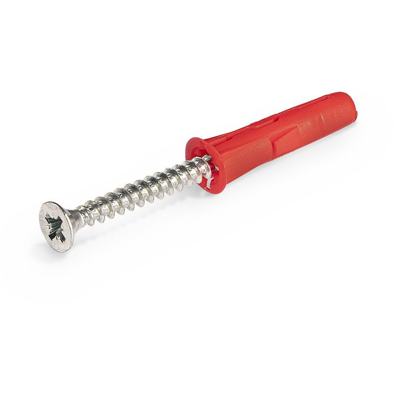 Rawlplug Rawl Uno Series R-S0-UNO1/4+6-1 Multi-Purpose Anchor, 13 mm Thread, 1-1/4 in L, Polypropylene, Pack of 10