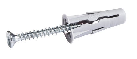 Rawlplug Rawl Uno Series R-S0-UNO3/8+10-1 Multi-Purpose Anchor, 16 mm Thread, 1 in L, Polypropylene, Pack of 5