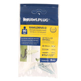 Rawlplug Rawl Rawldrive Series R-S0-DRA-01D+7-1 Wall Anchor, 13 mm Thread, 1-1/4 in L, Nylon, 90 lb, Pack of 8