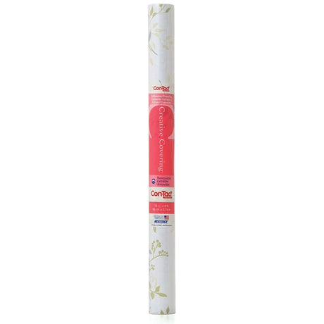 Con-Tact 09F-C9I63-12 Shelf Liner Paper, 9 ft L, 18 in W, Paper, Aspen Aloe, Pack of 12